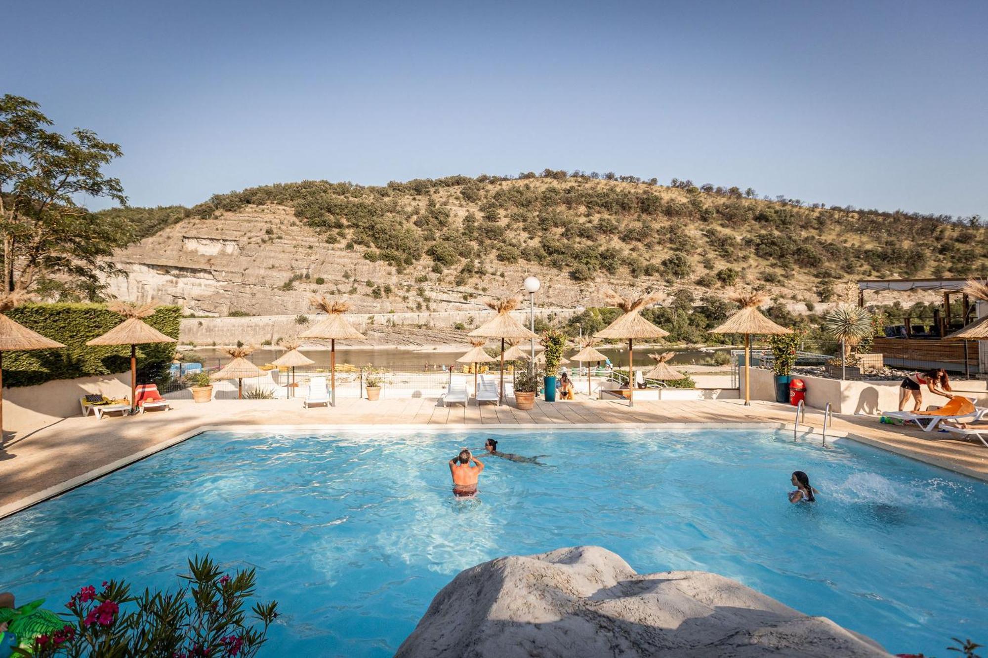Aloha Plage Camping 4Etoiles Sampzon Kültér fotó